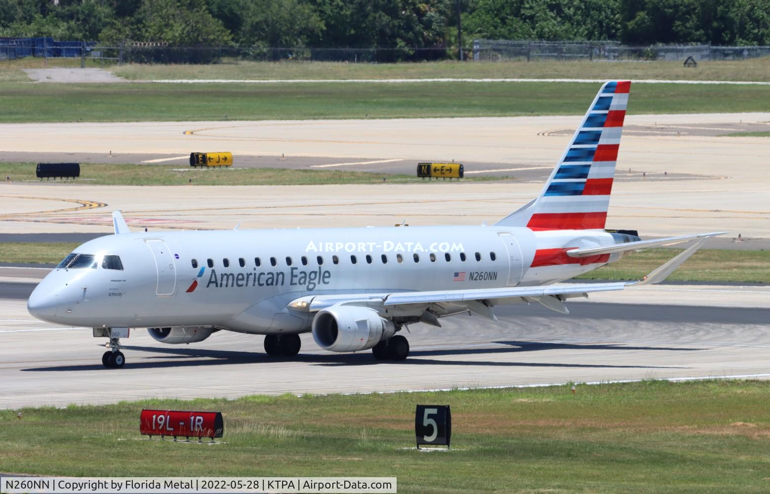 N260NN, 2017 Embraer 175LR (ERJ-170-200LR) C/N 17000699, Envoy/Eagle E175 zx MIA-TPA