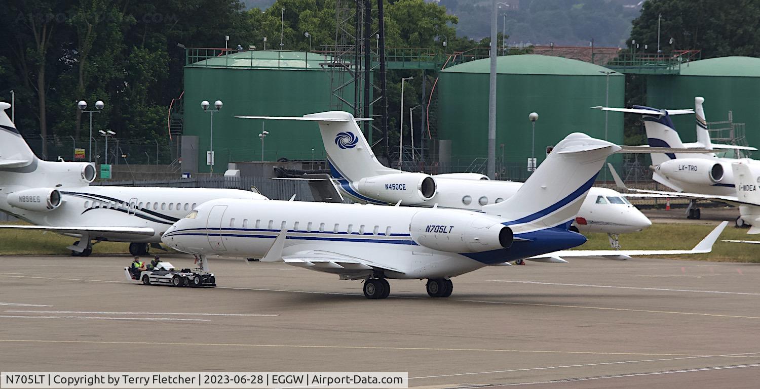 N705LT, 2006 Bombardier BD-700-1A10 Global Express C/N 9218, At Luton Airport
