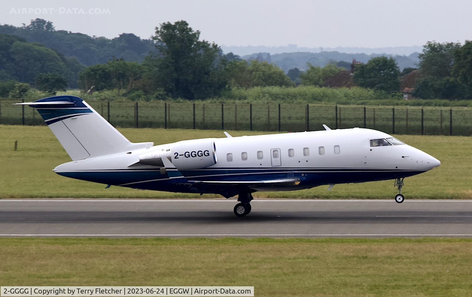 2-GGGG, 2008 Canadair Challenger 605 (CL-600-2B16) C/N 5748, At Luton Airport