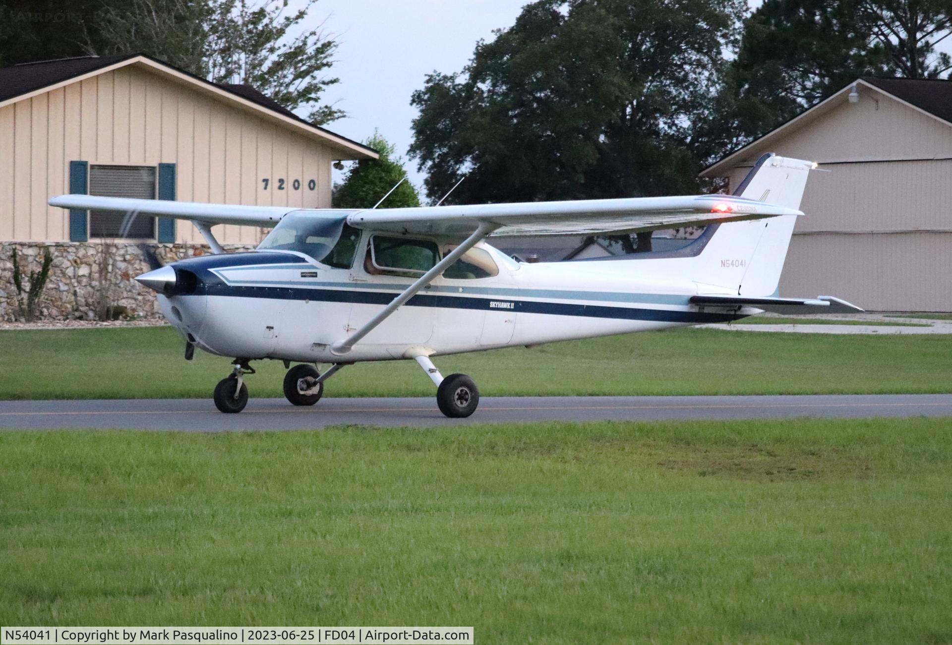 N54041, 1981 Cessna 172P C/N 17274855, Cessna 172P