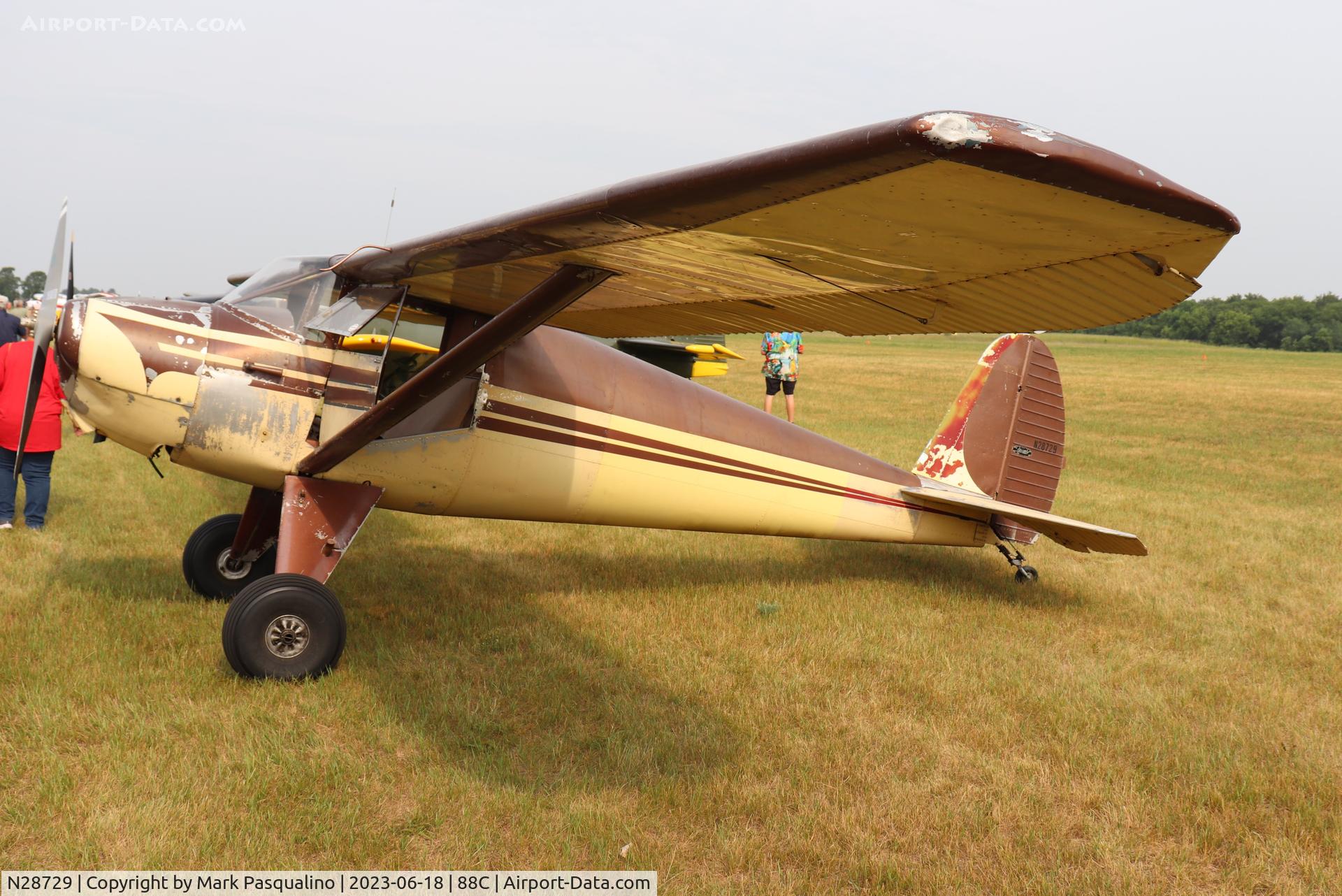 N28729, 1940 Luscombe 8A C/N 1490, Luscombe 8A