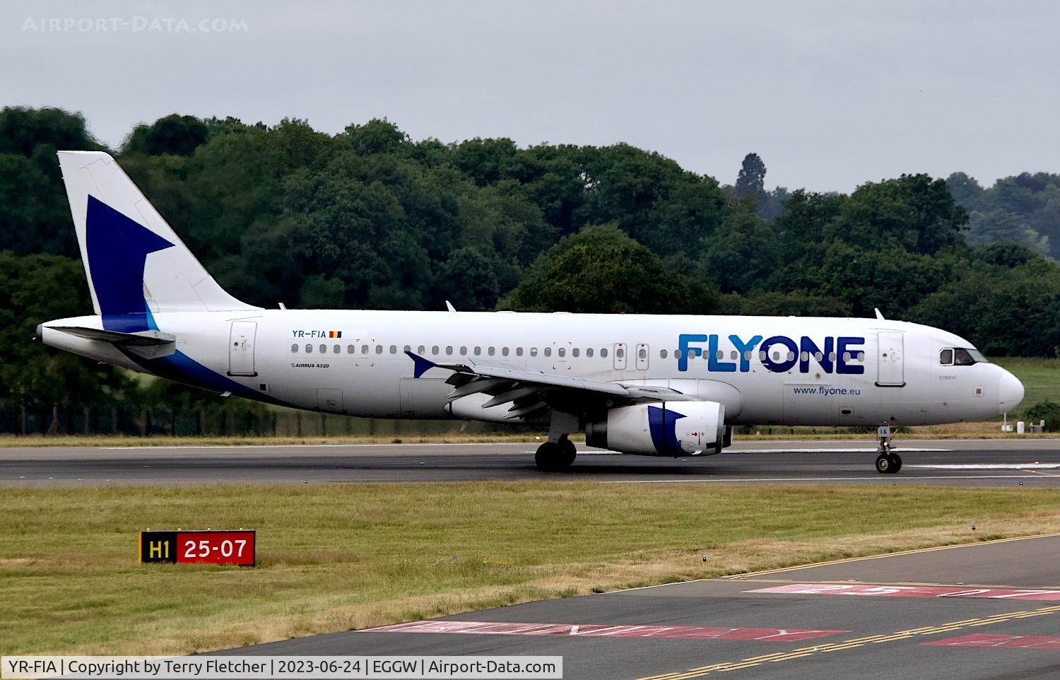 YR-FIA, 2088 Airbus A320-232 C/N 3524, At Luton Airport
