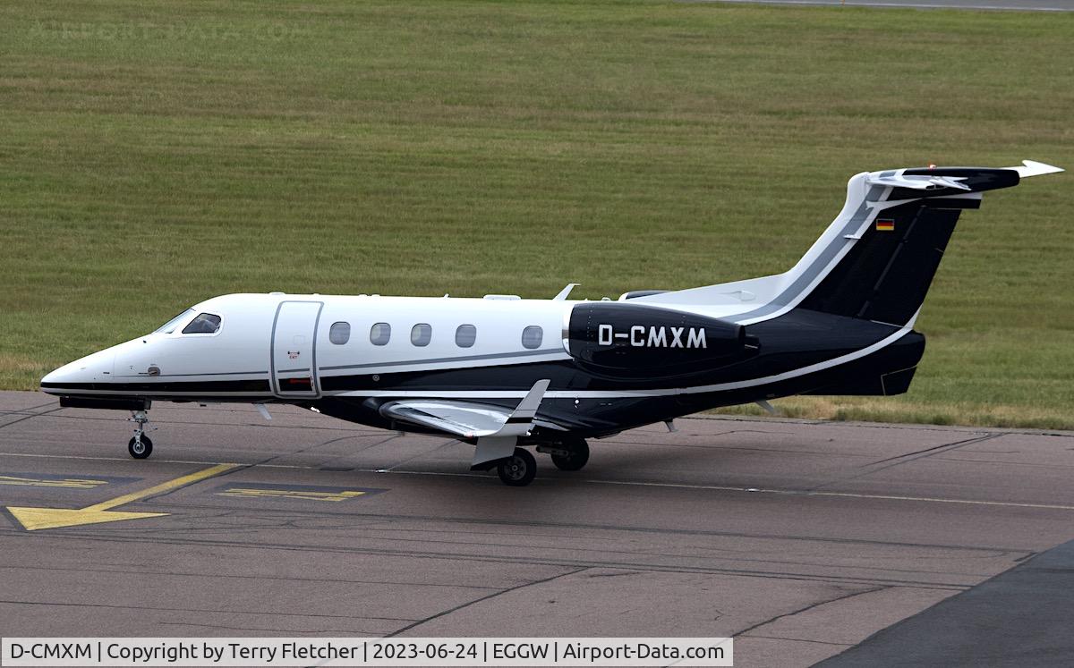 D-CMXM, 2020 Embraer EMB-505 Phenom 300 C/N 50500561, At Luton Airport