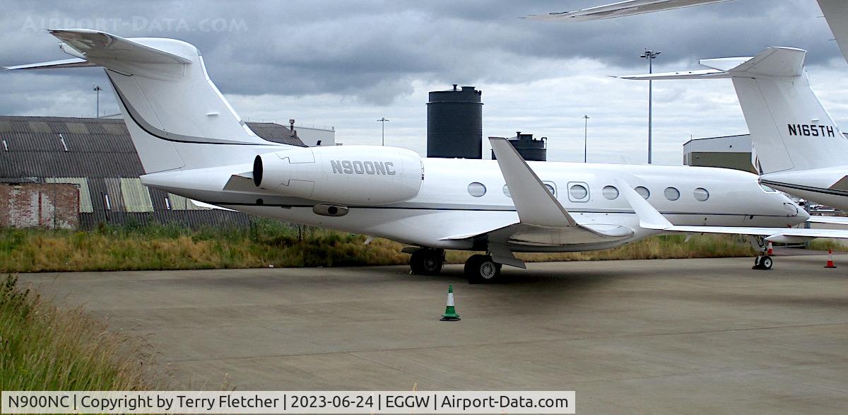 N900NC, 2018 Gulfstream Aerospace GVI (G650ER) C/N 6315, At Luton Airport