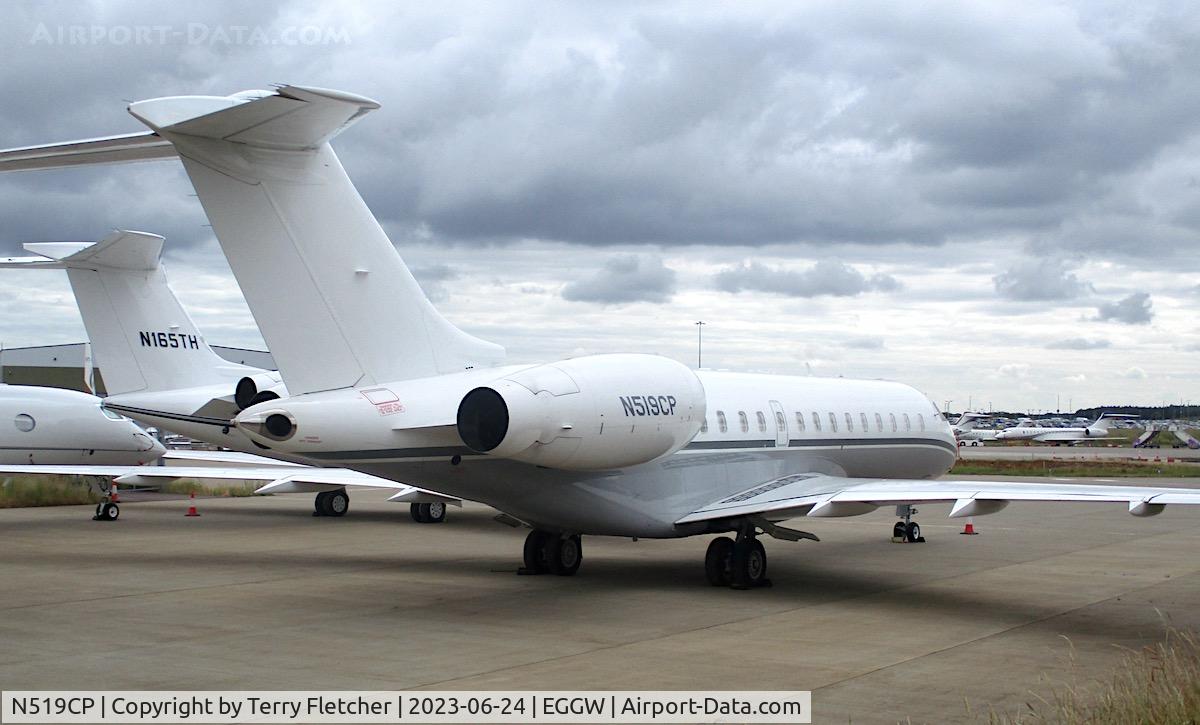 N519CP, 2006 Bombardier BD-700-1A10 Global Express C/N 9200, At Luton Airport