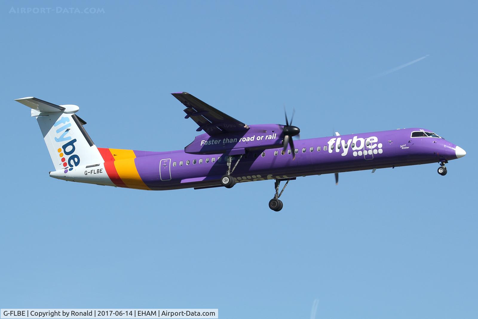 G-FLBE, 2009 De Havilland Canada DHC-8-402Q Dash 8 C/N 4261, at spl