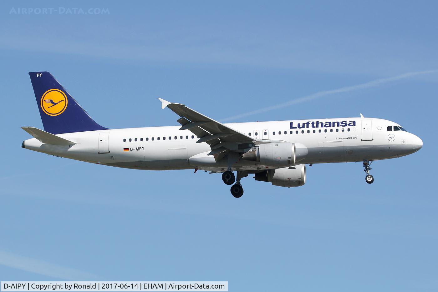 D-AIPY, 1991 Airbus A320-211 C/N 161, at spl