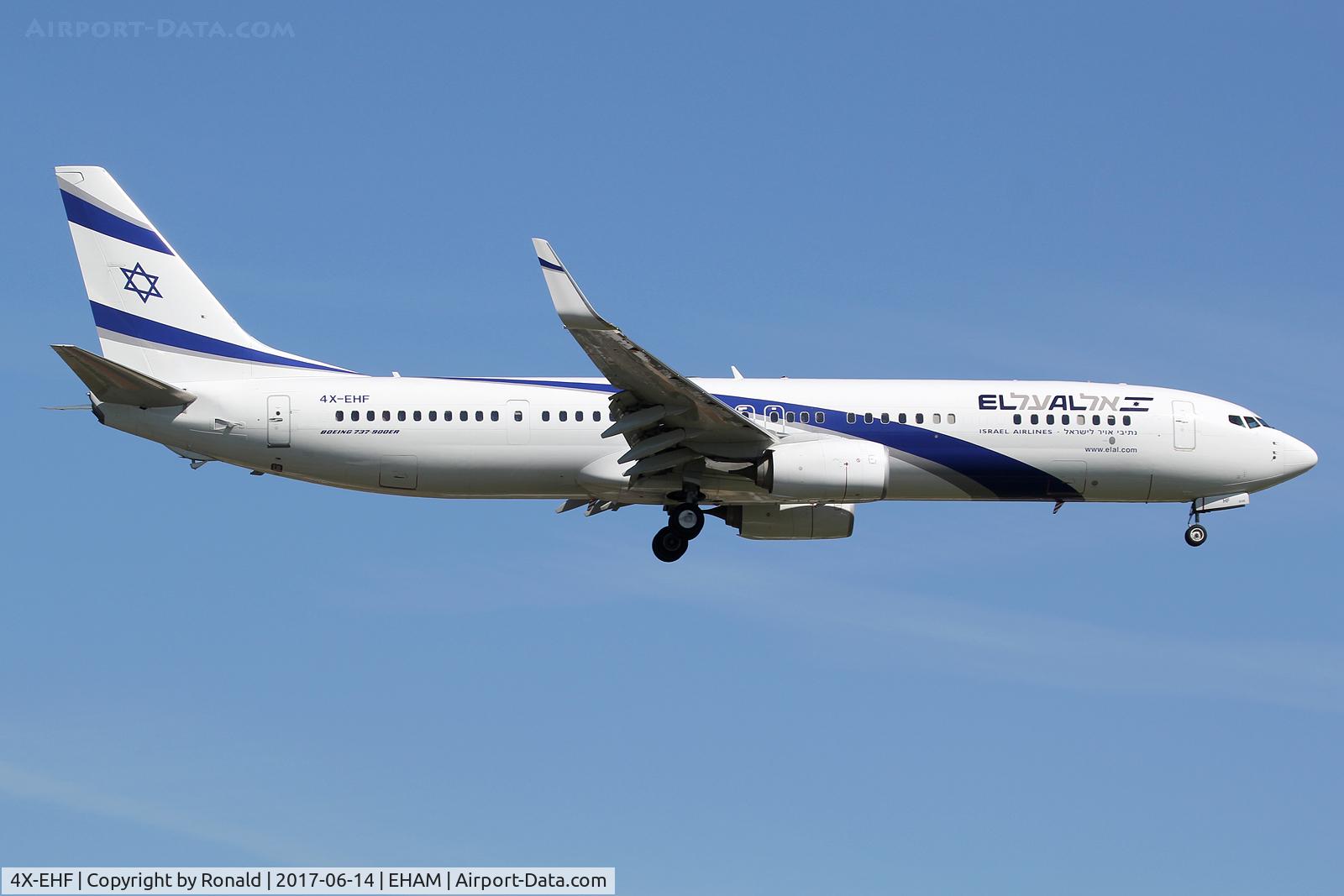 4X-EHF, 2016 Boeing 737-958/ER C/N 41557, at spl