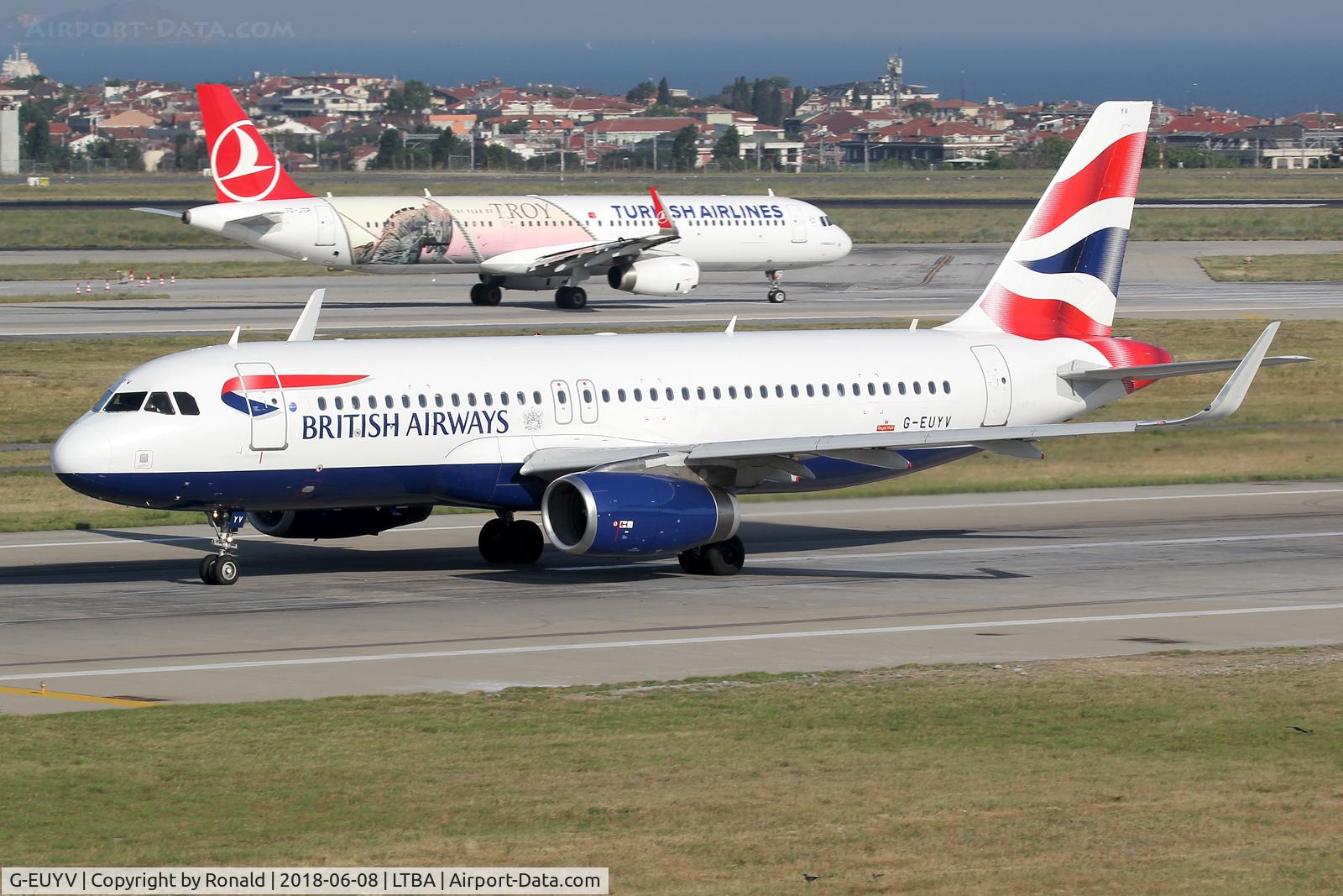 G-EUYV, 2014 Airbus A320-232 C/N 6091, at ist
