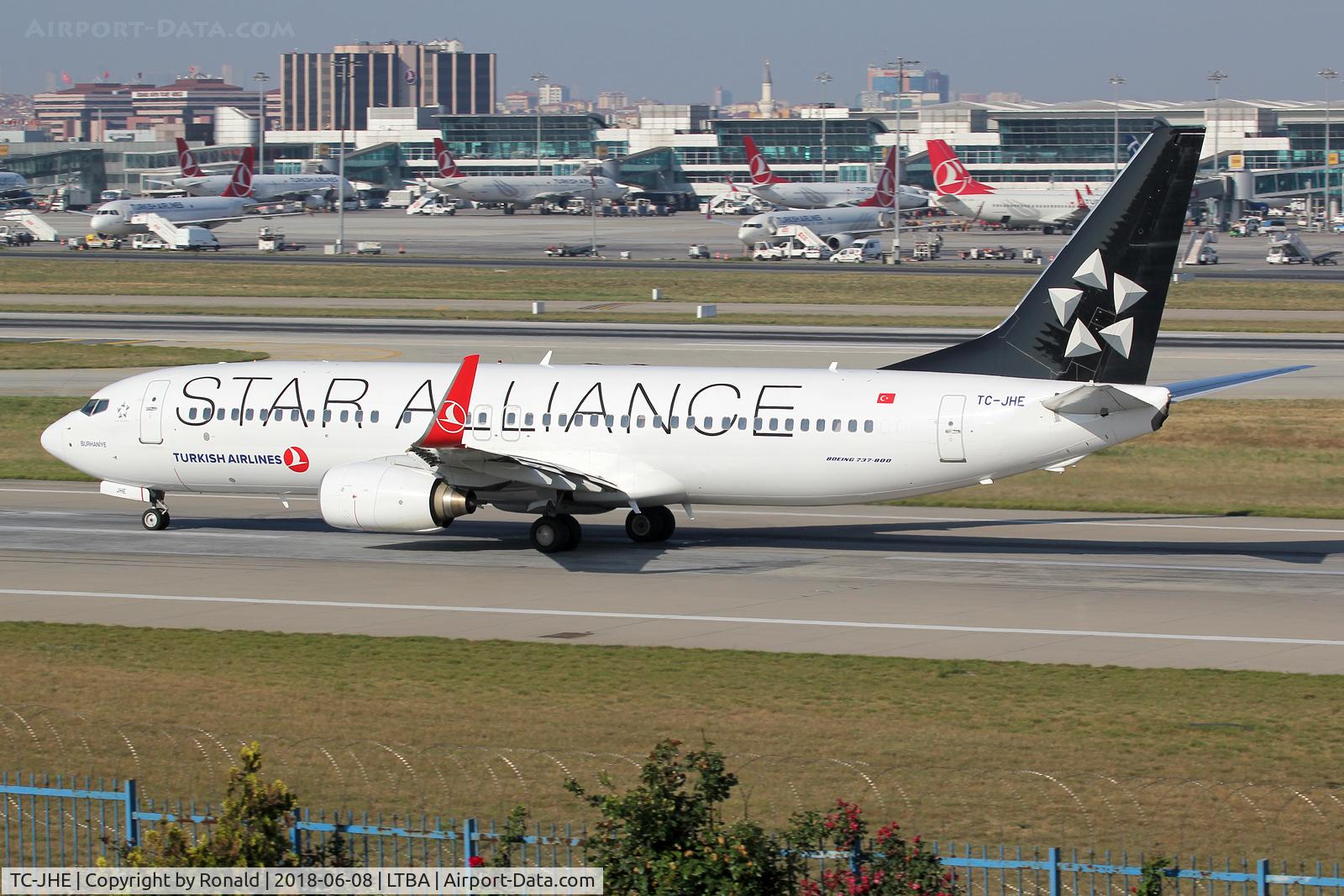 TC-JHE, 2008 Boeing 737-8F2 C/N 35744, at ist
