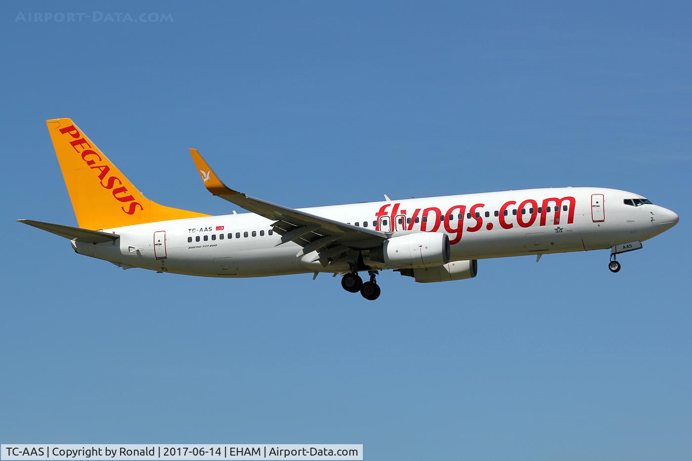 TC-AAS, 2010 Boeing 737-82R C/N 40871, at spl