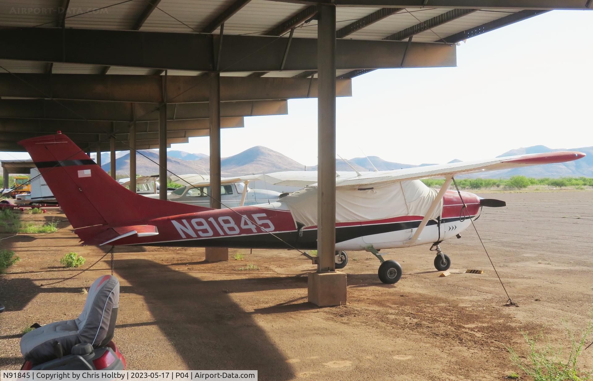 N91845, 1969 Cessna 182M Skylane C/N 18259930, Parked at Bizbee Municipal Airport, Arizona