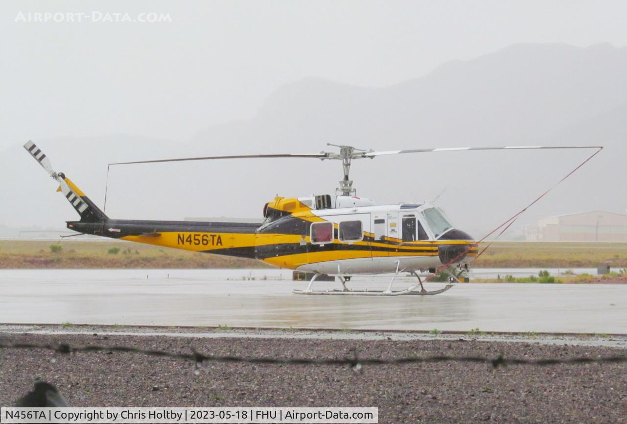 N456TA, 1975 Bell 205A-1 C/N 30175, Parked at Sierra Vista Municipal Airport, Arizona
