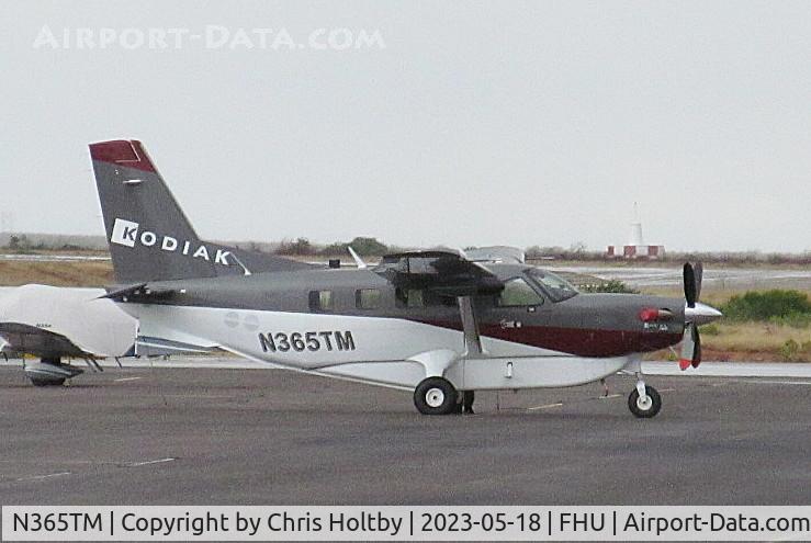 N365TM, 2022 Quest Kodiak 100 C/N 100-0318, Parked at Sierra Vista Municipal Airport, Arizona