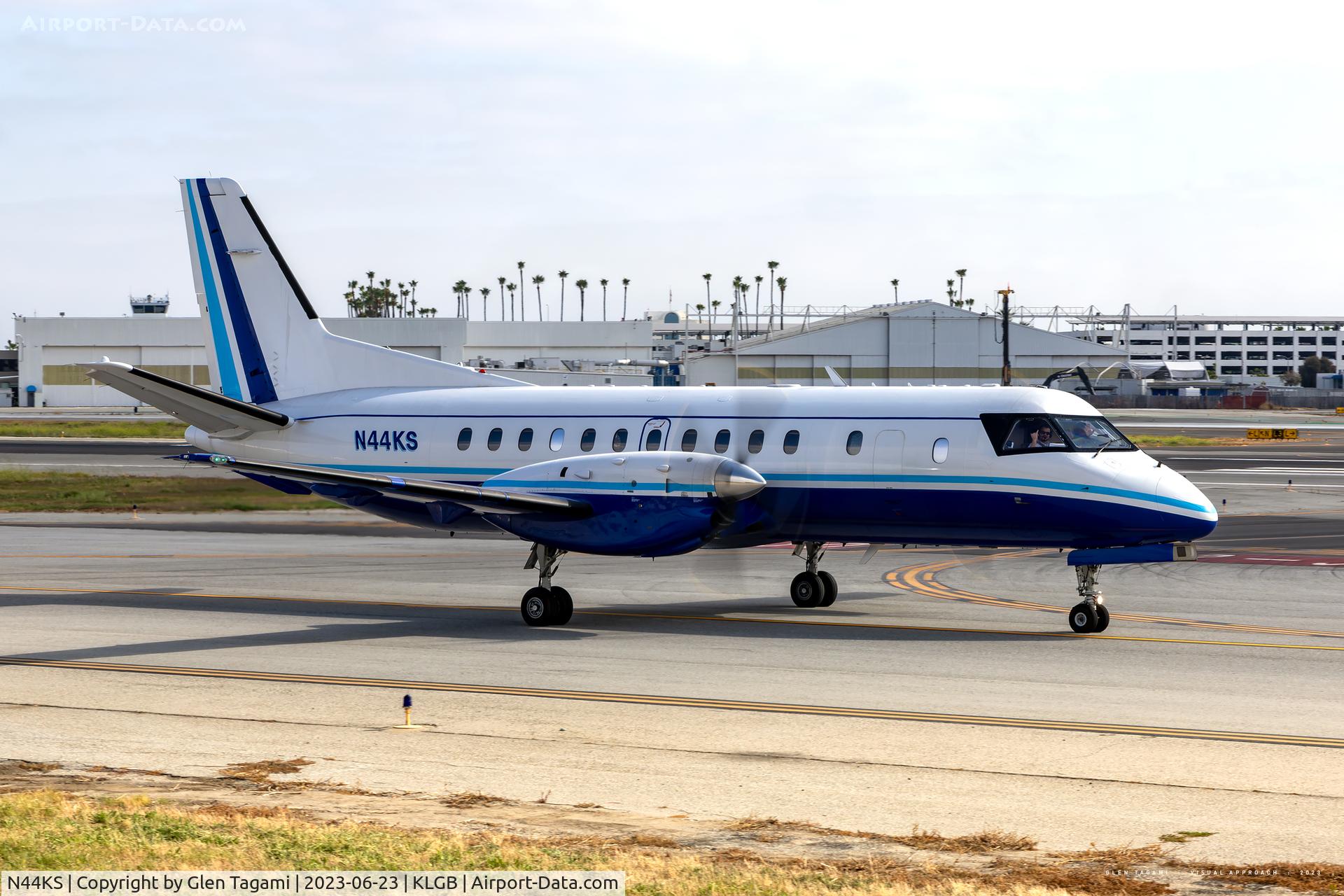N44KS, 1986 Saab 340A C/N 340A-050, @KLGB