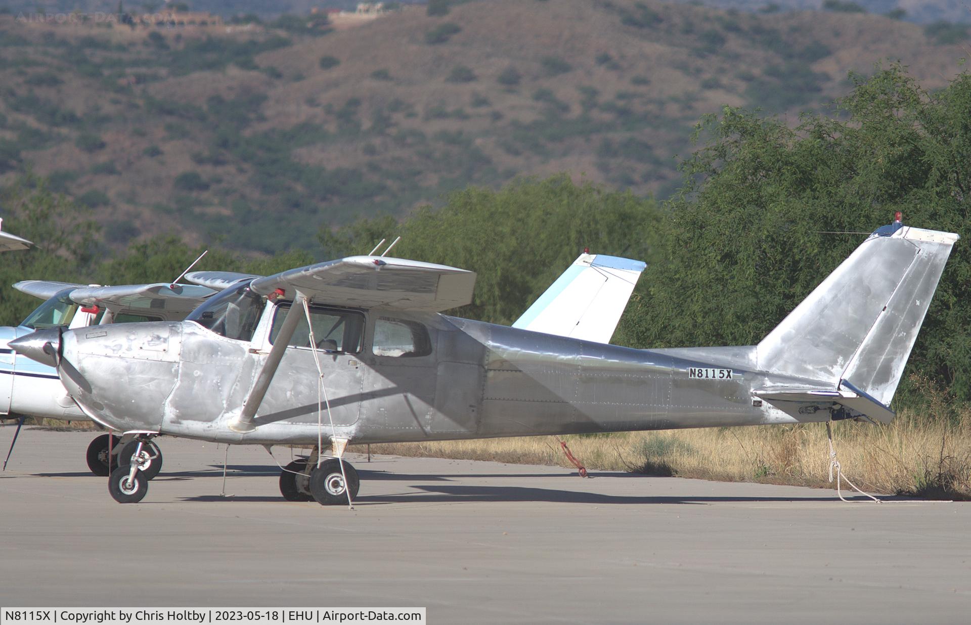 N8115X, 1961 Cessna 172B C/N 17248615, Stripped back to bare metal & parked at Sierra Vista Municipal Airport