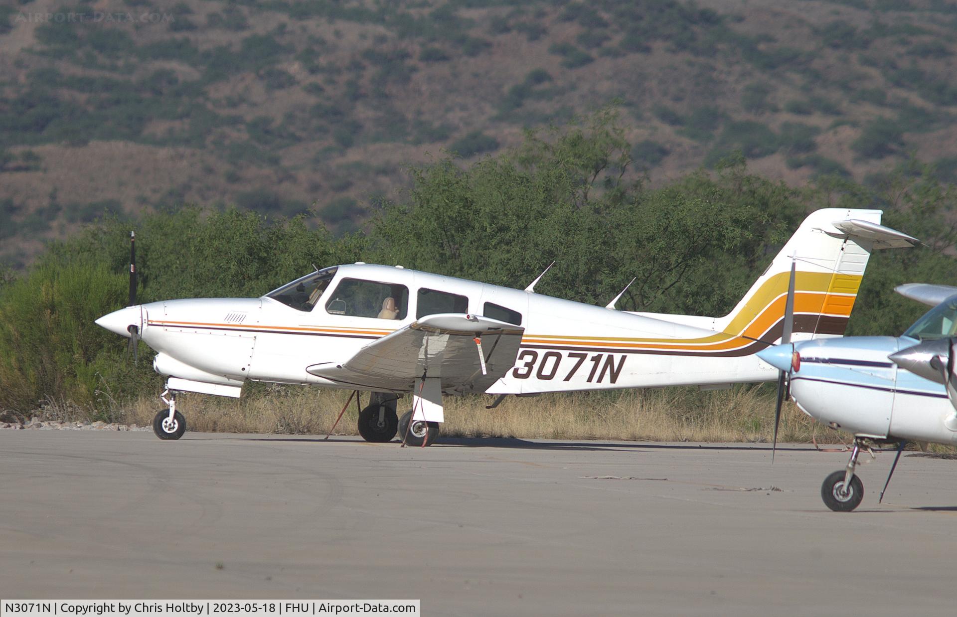 N3071N, 1979 Piper PA-28RT-201T Arrow IV C/N 28R-7931060, Parked at Sierra Vista Municipal Airport, Arizona