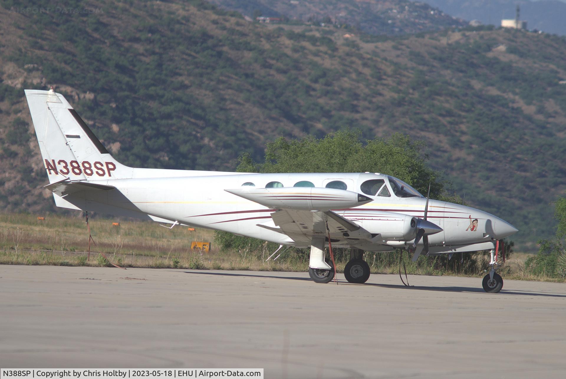 N388SP, 1974 Cessna 340 C/N 340-0337, Parked at Sierra Vista Municipal Airport, Arizona