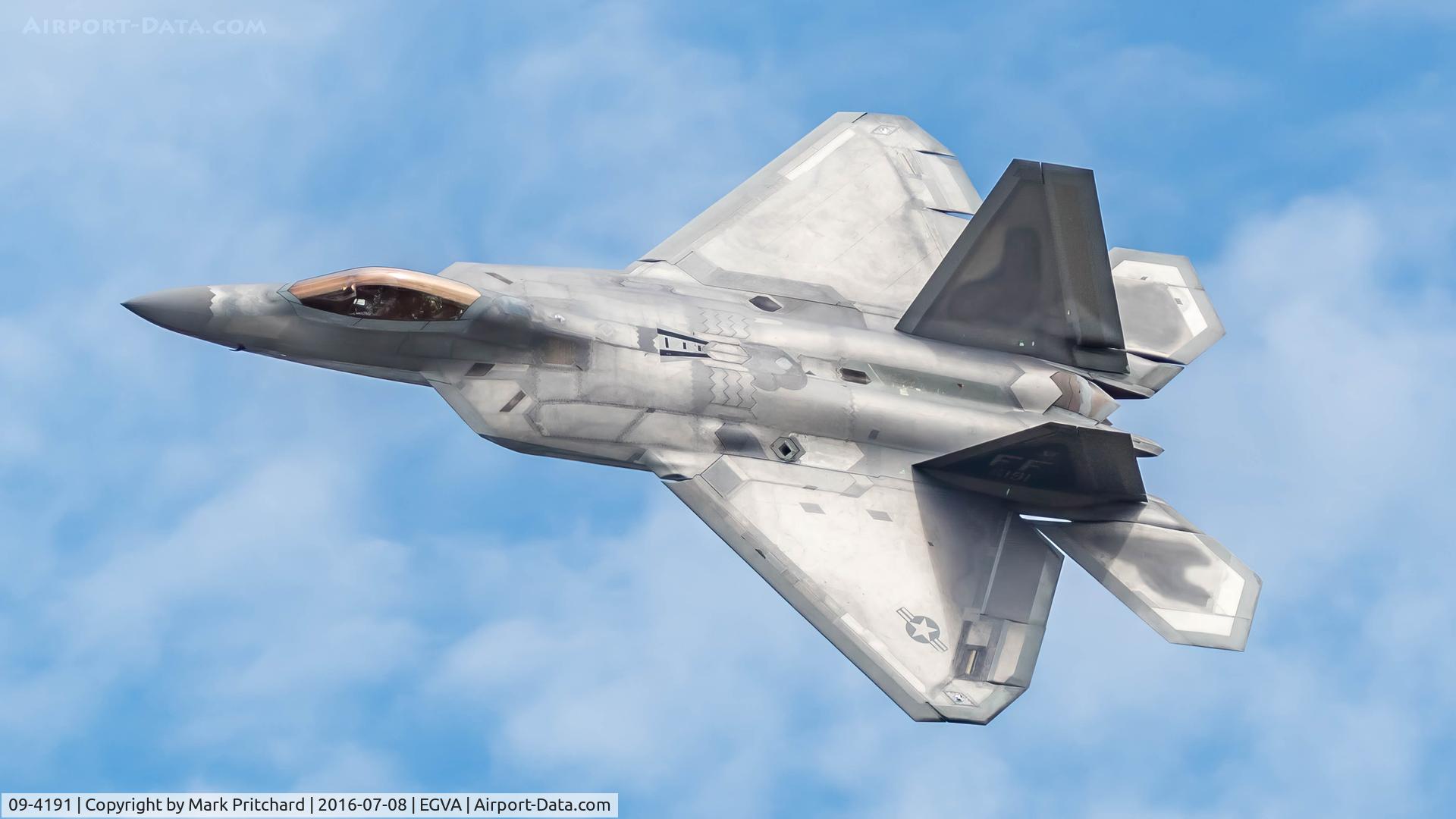 09-4191, 2009 Lockheed Martin F-22A Raptor C/N 645-4191, RIAT 2016