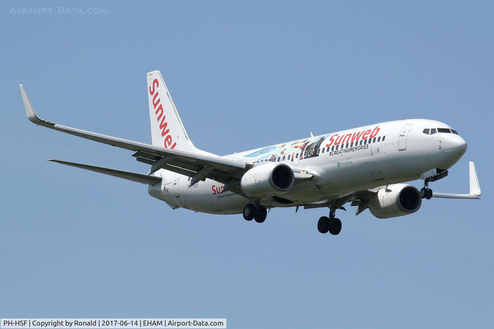 PH-HSF, 2012 Boeing 737-8K2 C/N 39261, at spl