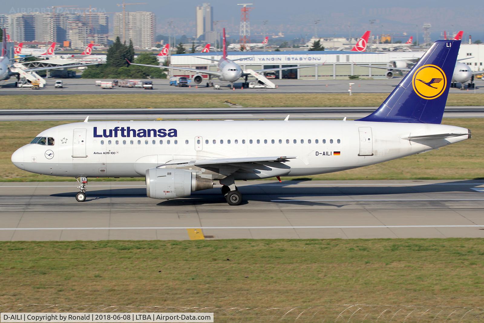 D-AILI, 1997 Airbus A319-114 C/N 651, at ist