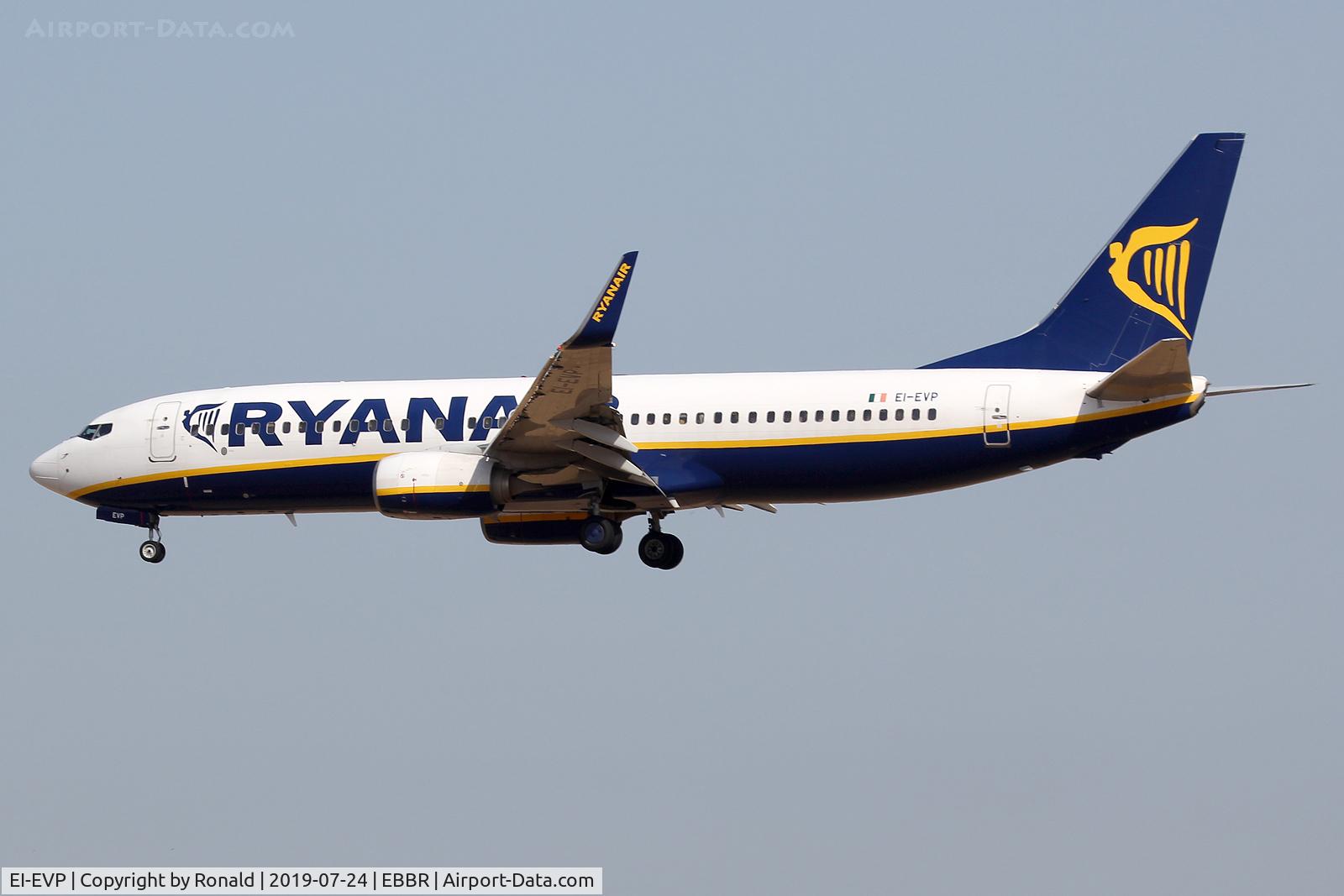 EI-EVP, 2012 Boeing 737-8AS C/N 40293, at bru