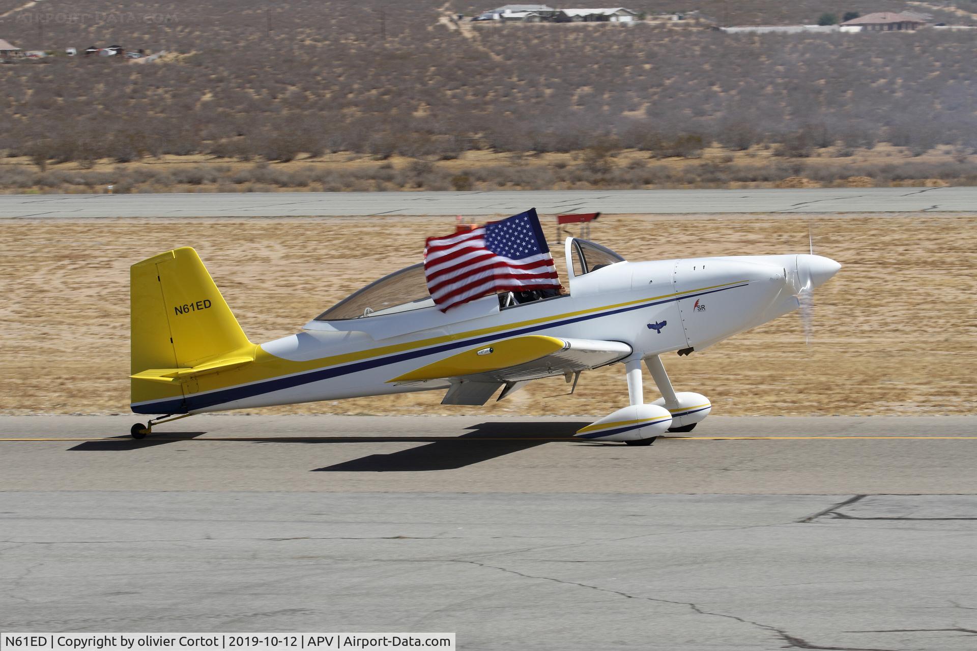 N61ED, 2007 Vans RV-8 C/N 82707, Apple valley airshow 2019