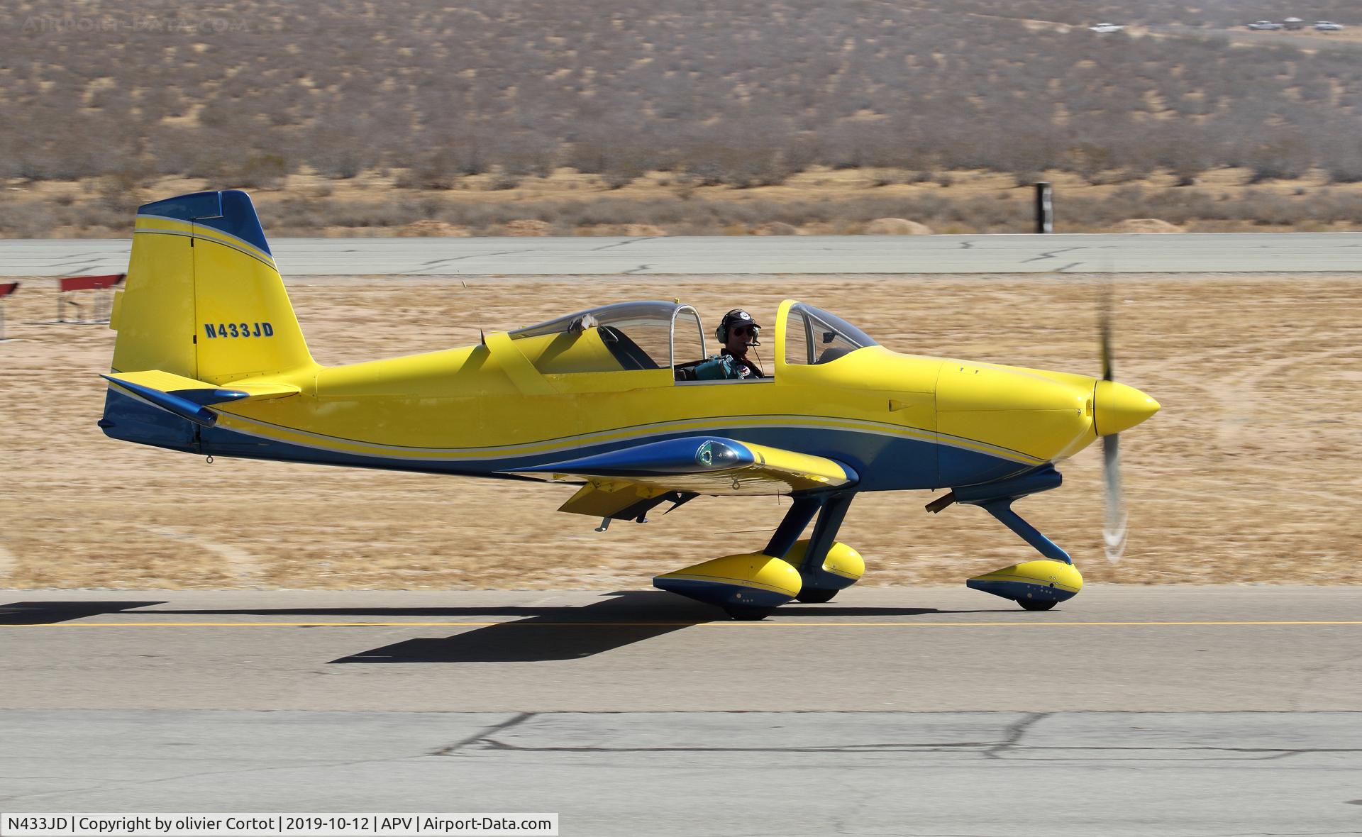 N433JD, 2005 Vans RV-9A C/N 90321, Apple valley airshow 2019