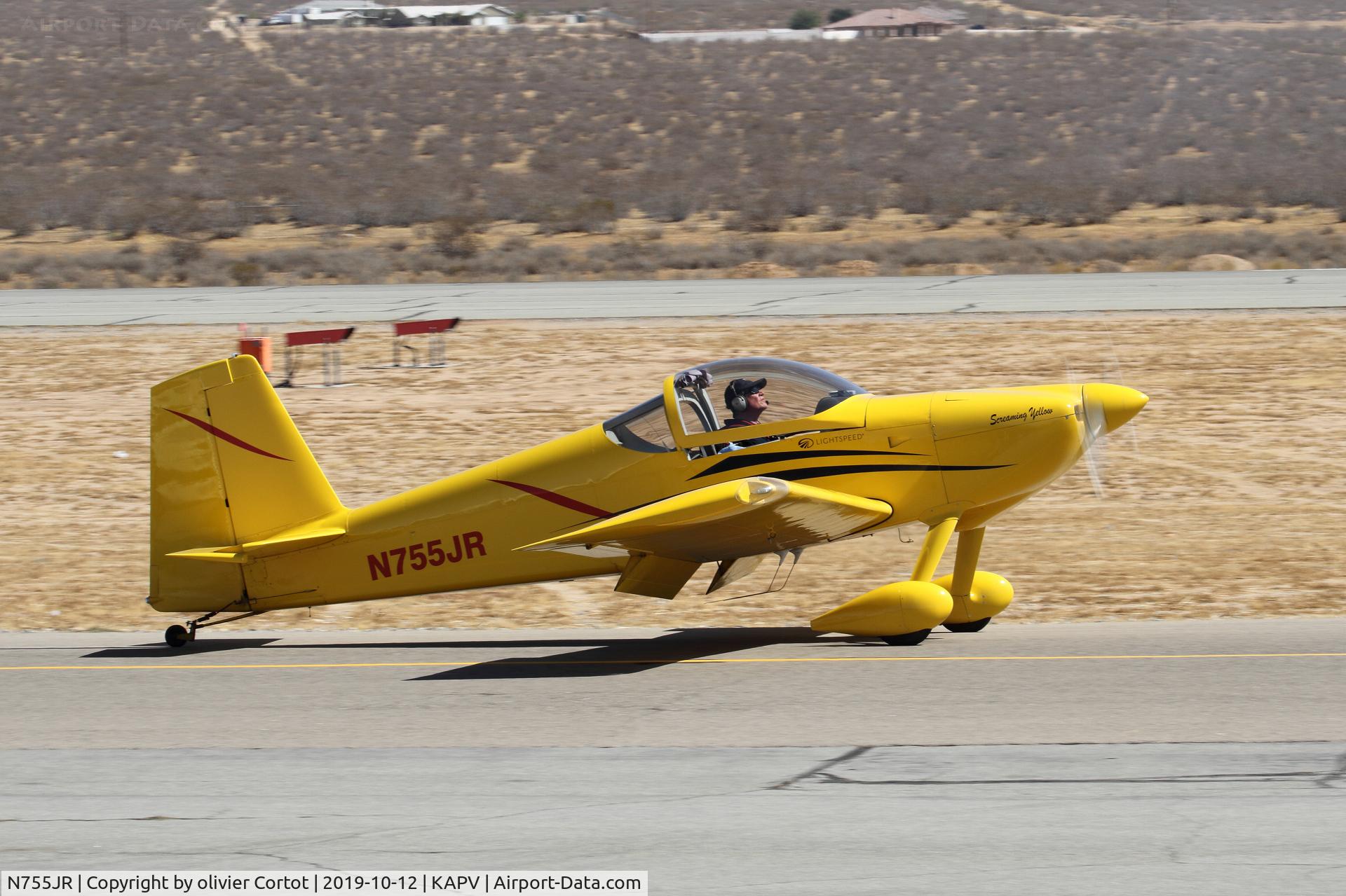 N755JR, 2006 Vans RV-7 C/N 71948, Apple valley airshow 2019