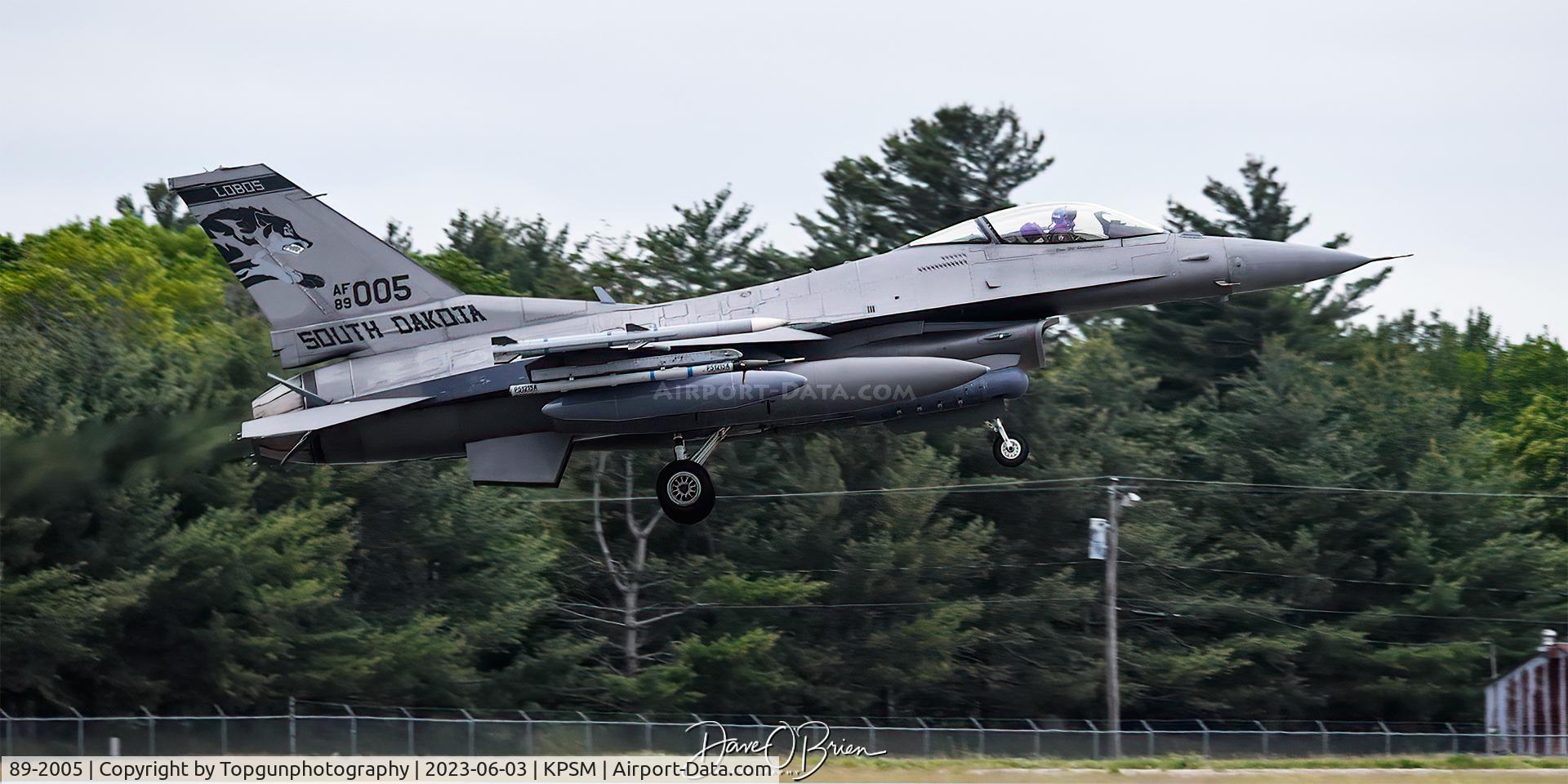 89-2005, 1990 General Dynamics F-16CM Fighting Falcon C/N 1C-158, LOBO12
