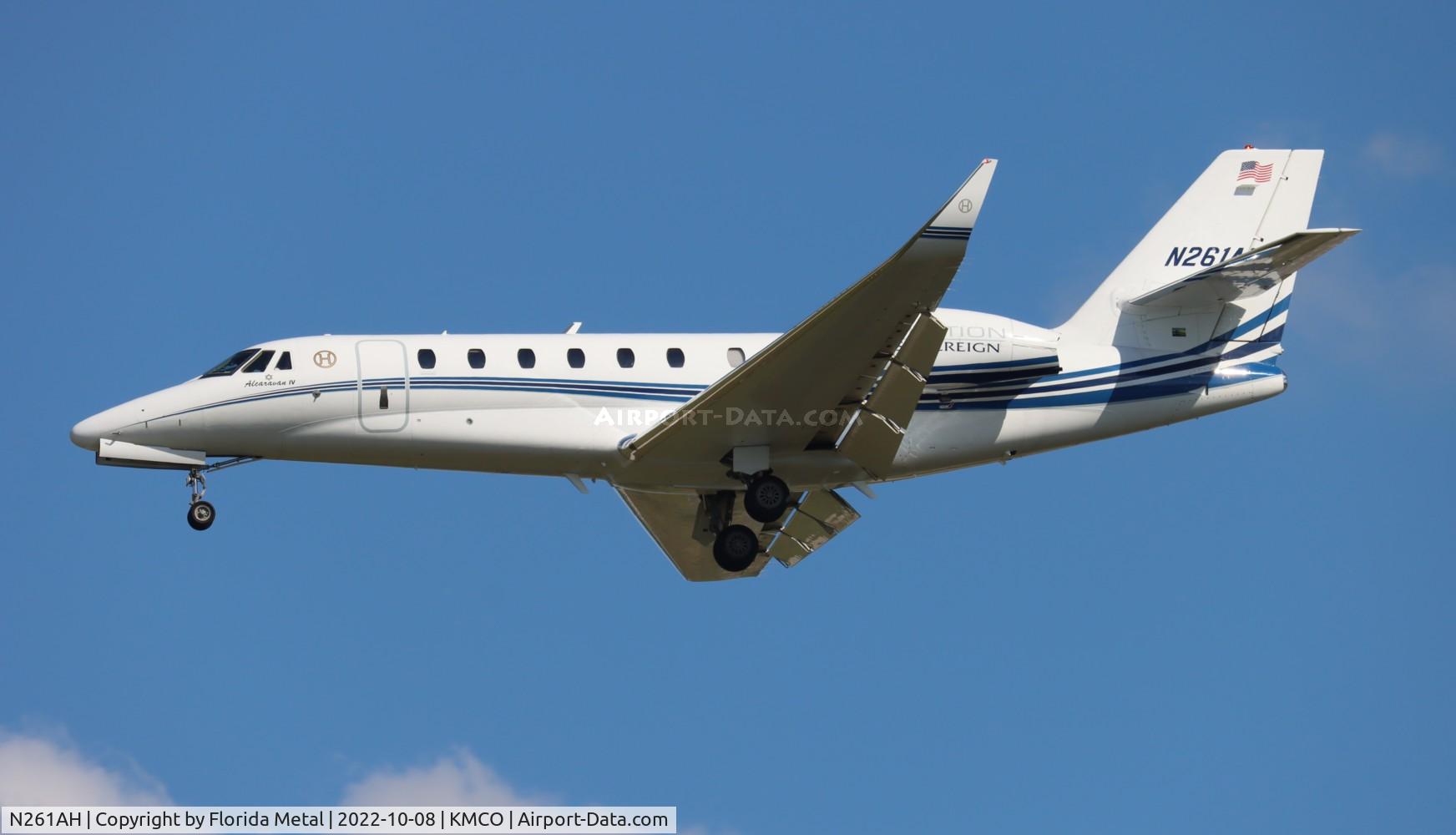 N261AH, 2009 Cessna 680 Citation Sovereign C/N 680-0261, C680 zx MCO 36L