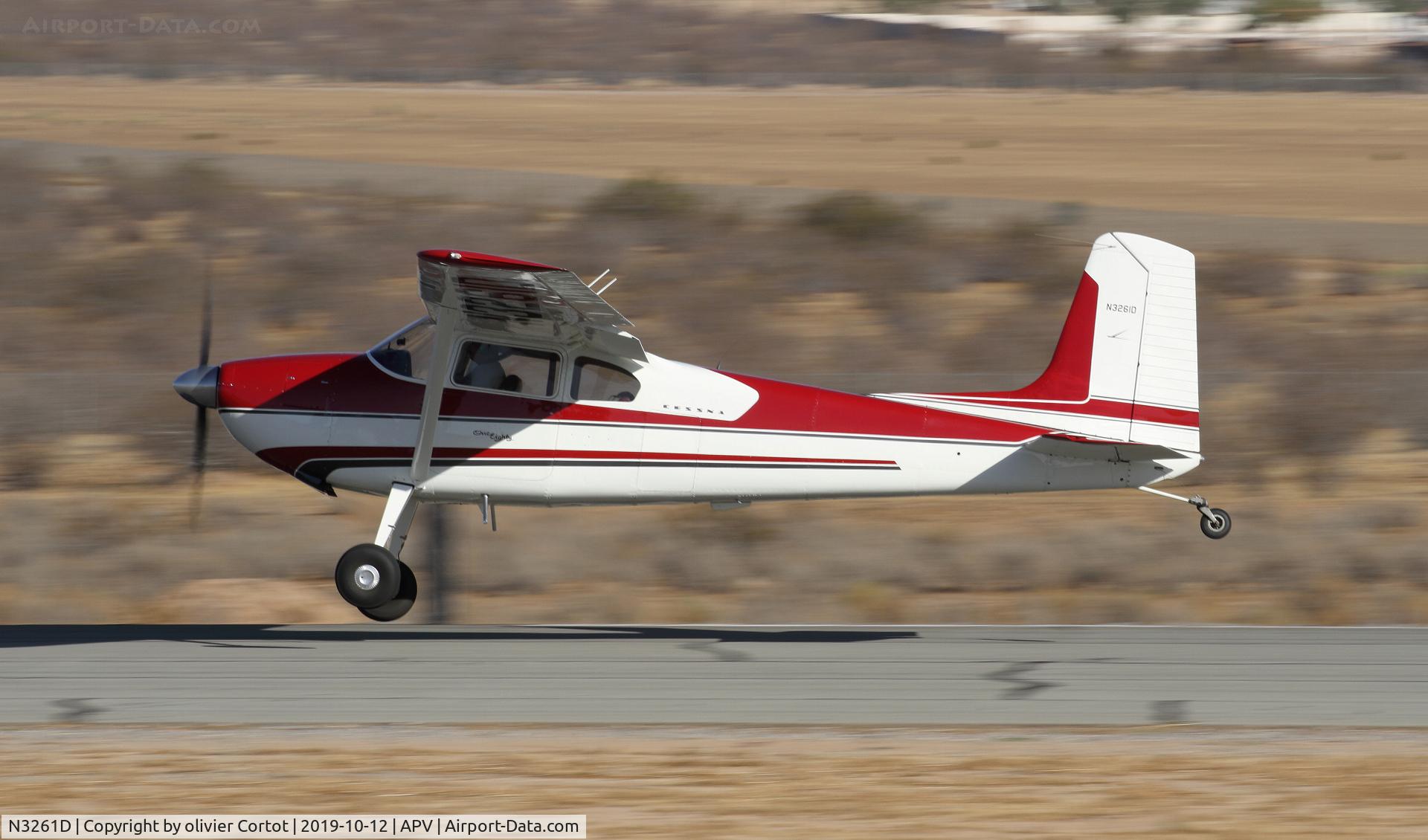 N3261D, 1955 Cessna 180 C/N 32059, Apple valley airshow 2019