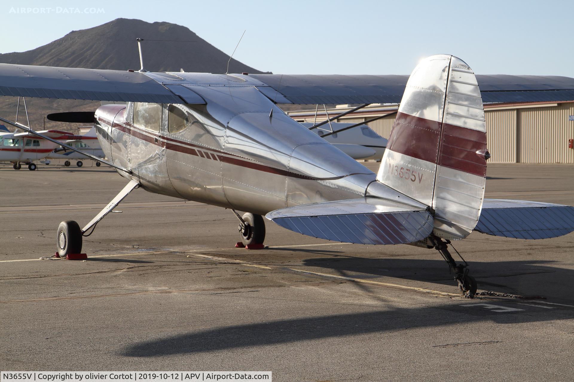 N3655V, 1948 Cessna 140 C/N 14926, Apple valley airshow 2019