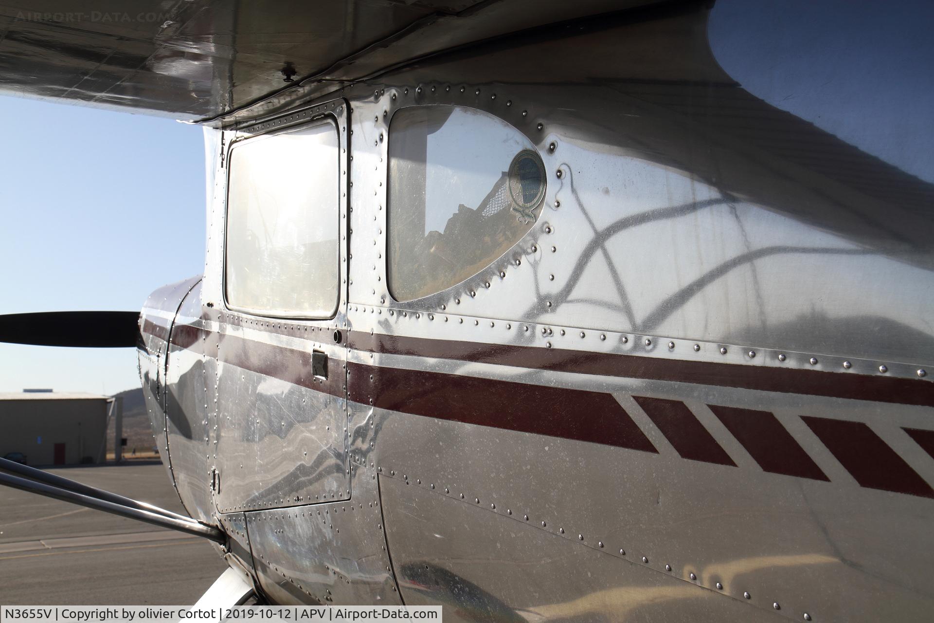 N3655V, 1948 Cessna 140 C/N 14926, Apple valley airshow 2019