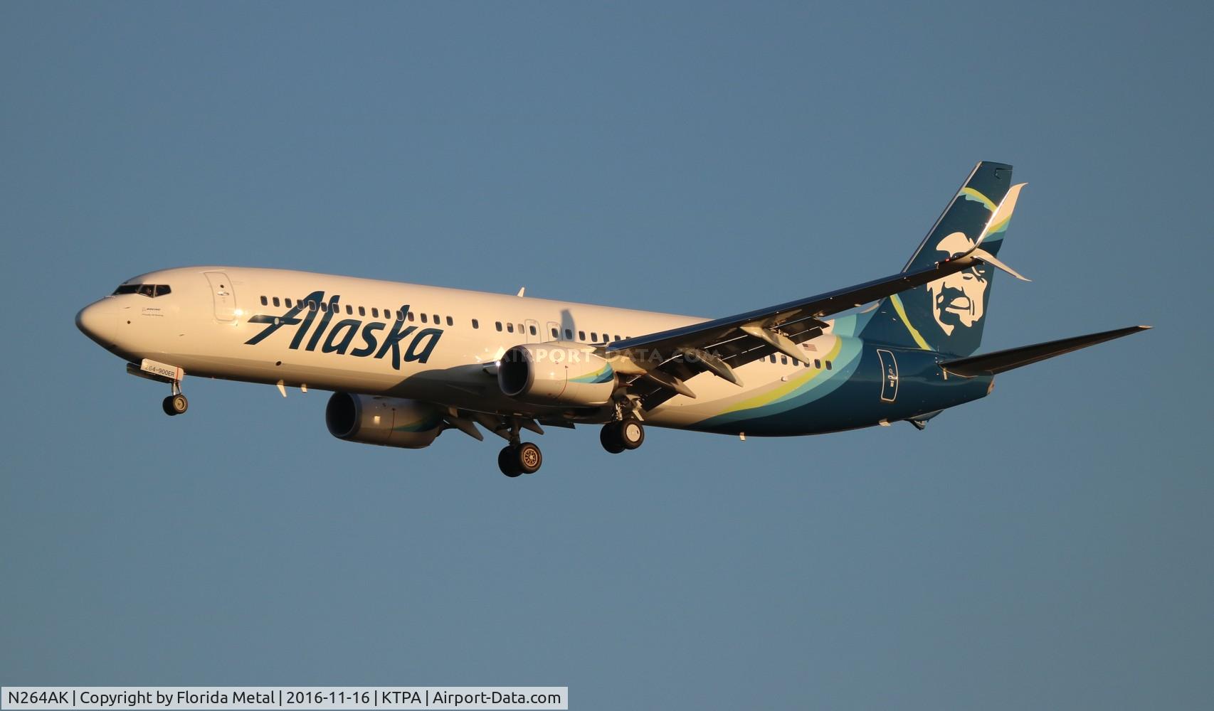 N264AK, 2016 Boeing 737-990/ER C/N 36360, ASA 739 zx SEA-TPA