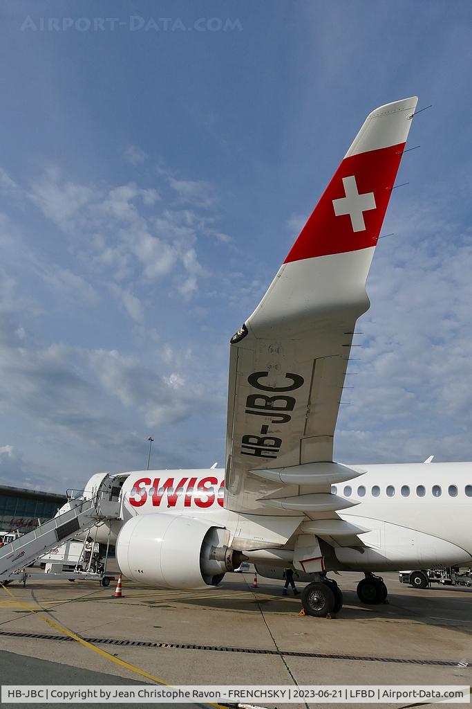 HB-JBC, 2016 Bombardier CSeries CS100 (BD-500-1A10) C/N 50012, Swiss