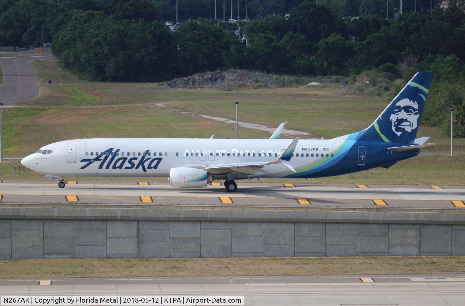 N267AK, 2017 Boeing 737-990/ER C/N 60581, ASA 739 zx TPA-SEA