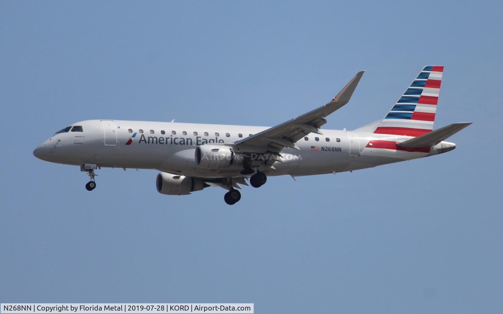 N268NN, 2018 Embraer 175LR (ERJ-170-200LR) C/N 17000772, Envoy/Eagle E175 zx ORD 28C