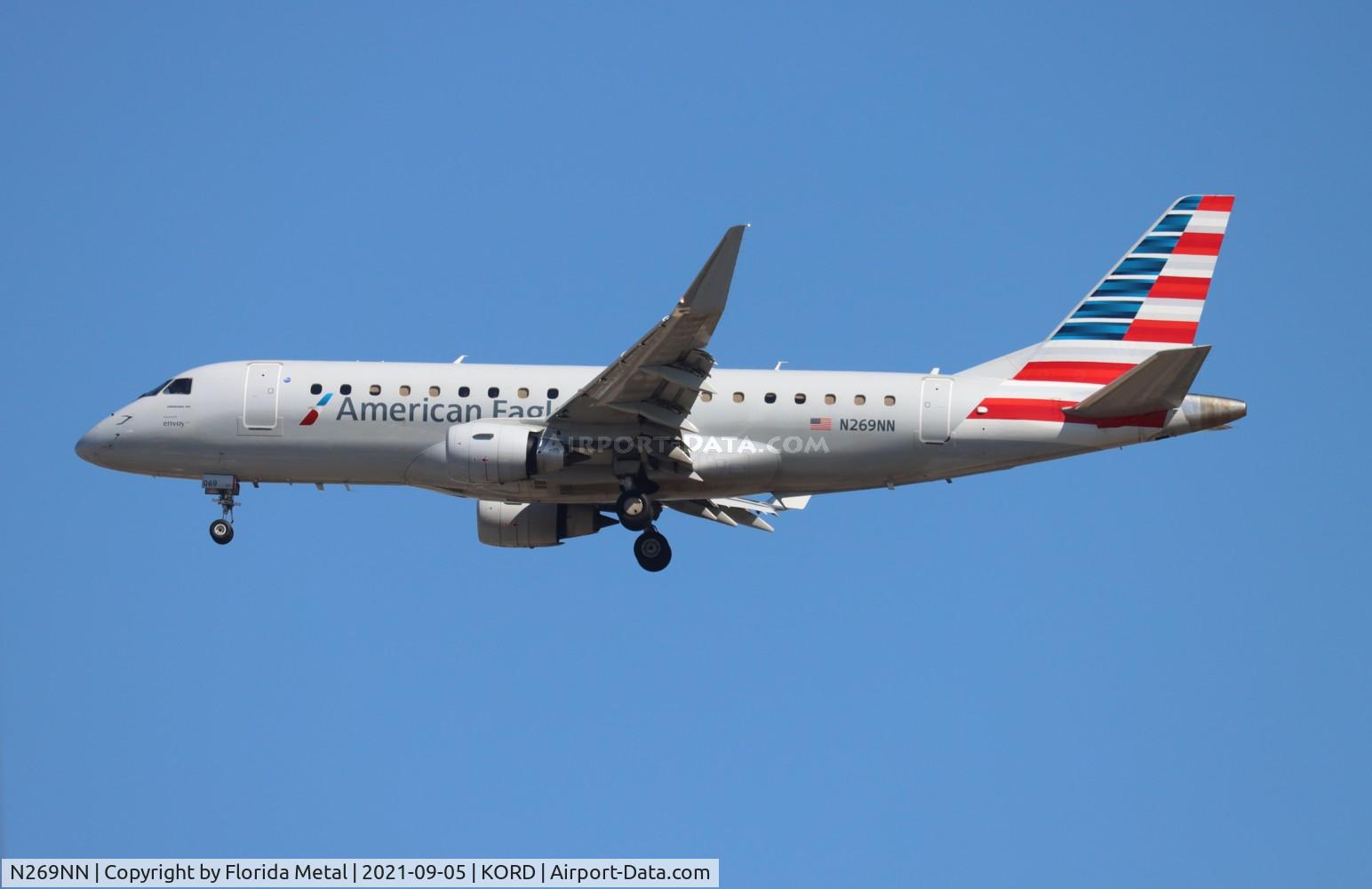 N269NN, 2019 Embraer 175LR (ERJ-170-200LR) C/N 17000774, Envoy/Eagle E175 zx ORD 28C