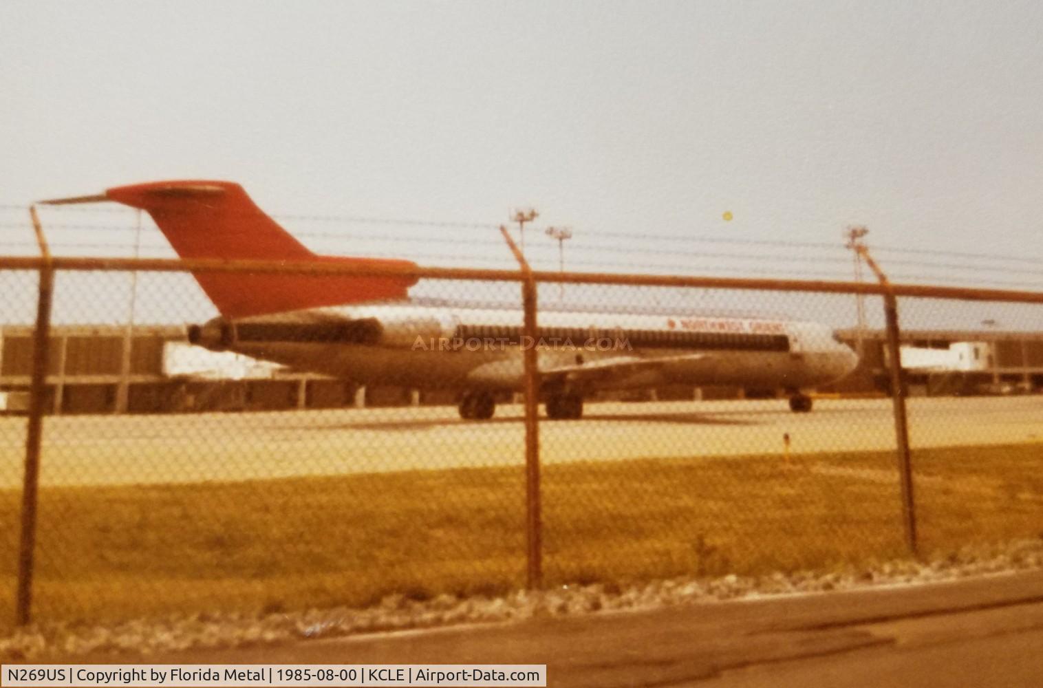 N269US, 1969 Boeing 727-251 C/N 20291, Northwest Orient 727 zx Seen at CLE