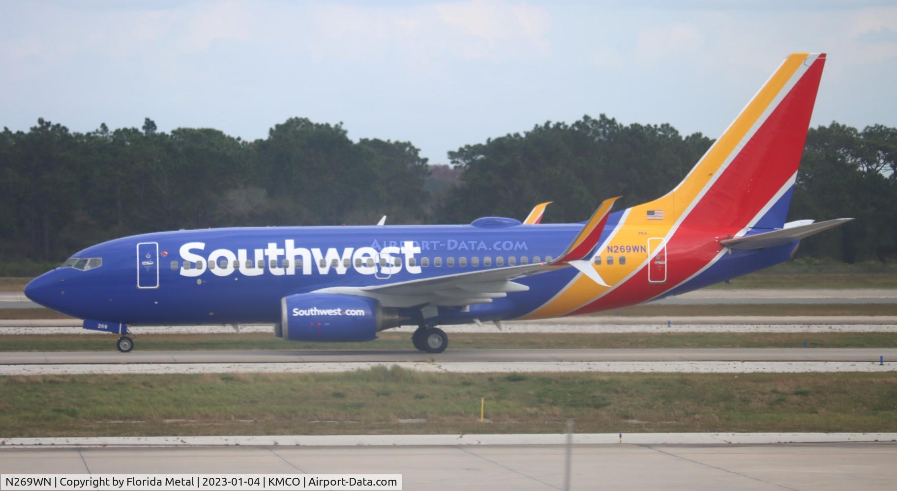 N269WN, 2007 Boeing 737-7H4 C/N 32526, SWA 737 nc zx MCO
