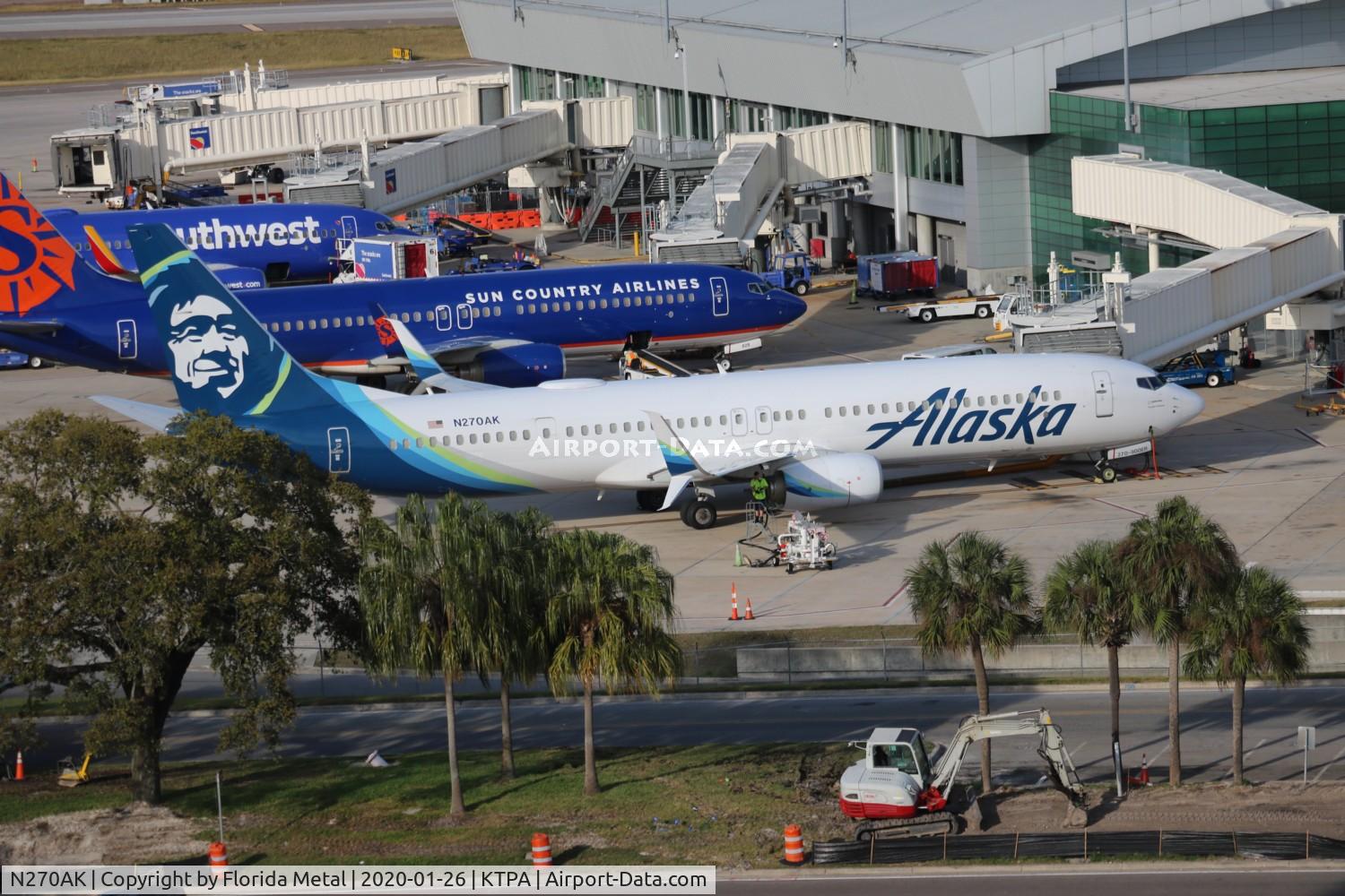 N270AK, 2017 Boeing 737-990/ER C/N 44111, ASA 739 zx TPA
