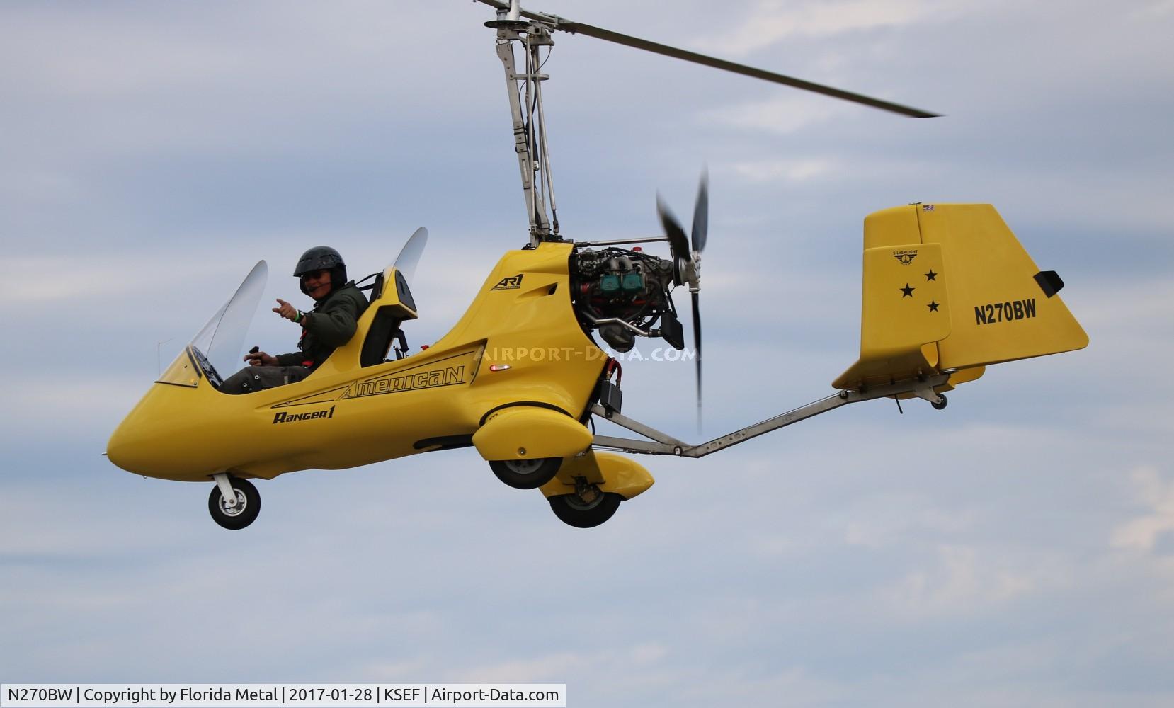 N270BW, 2016 SilverLight Aviation AR-1 American Ranger C/N 0006, Silverlight AR-1 zx