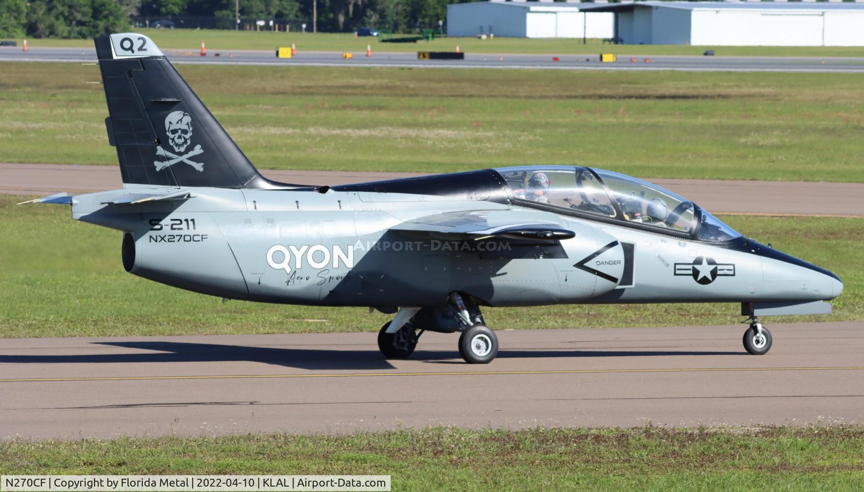 N270CF, 1985 SIAI-Marchetti S-211 C/N 009/02-006, S-211 zx
