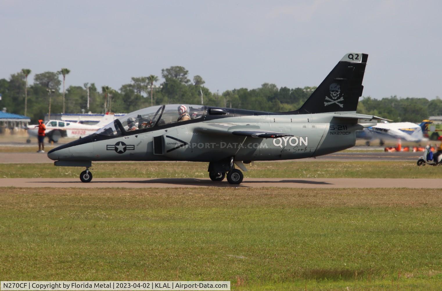 N270CF, 1985 SIAI-Marchetti S-211 C/N 009/02-006, S-211 zx