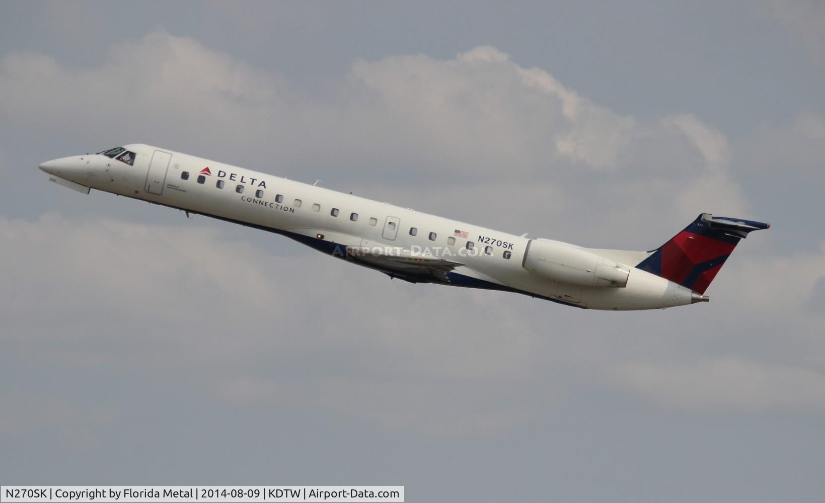 N270SK, 2000 Embraer ERJ-145LR (EMB-145LR) C/N 145304, TCF/DAL E145 zx DTW