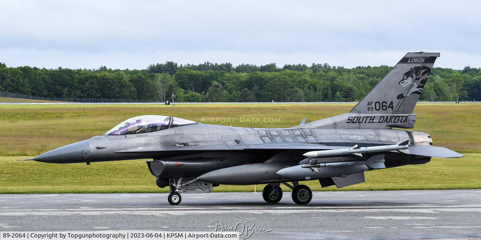 89-2064, 1989 General Dynamics F-16CM Fighting Falcon C/N 1C-217, CUBE33