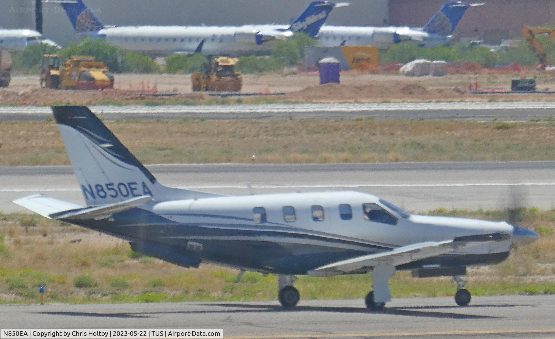 N850EA, 2009 Socata TBM-700 (850) C/N 501, Landed at Tucson Int. Airport, Arizona
