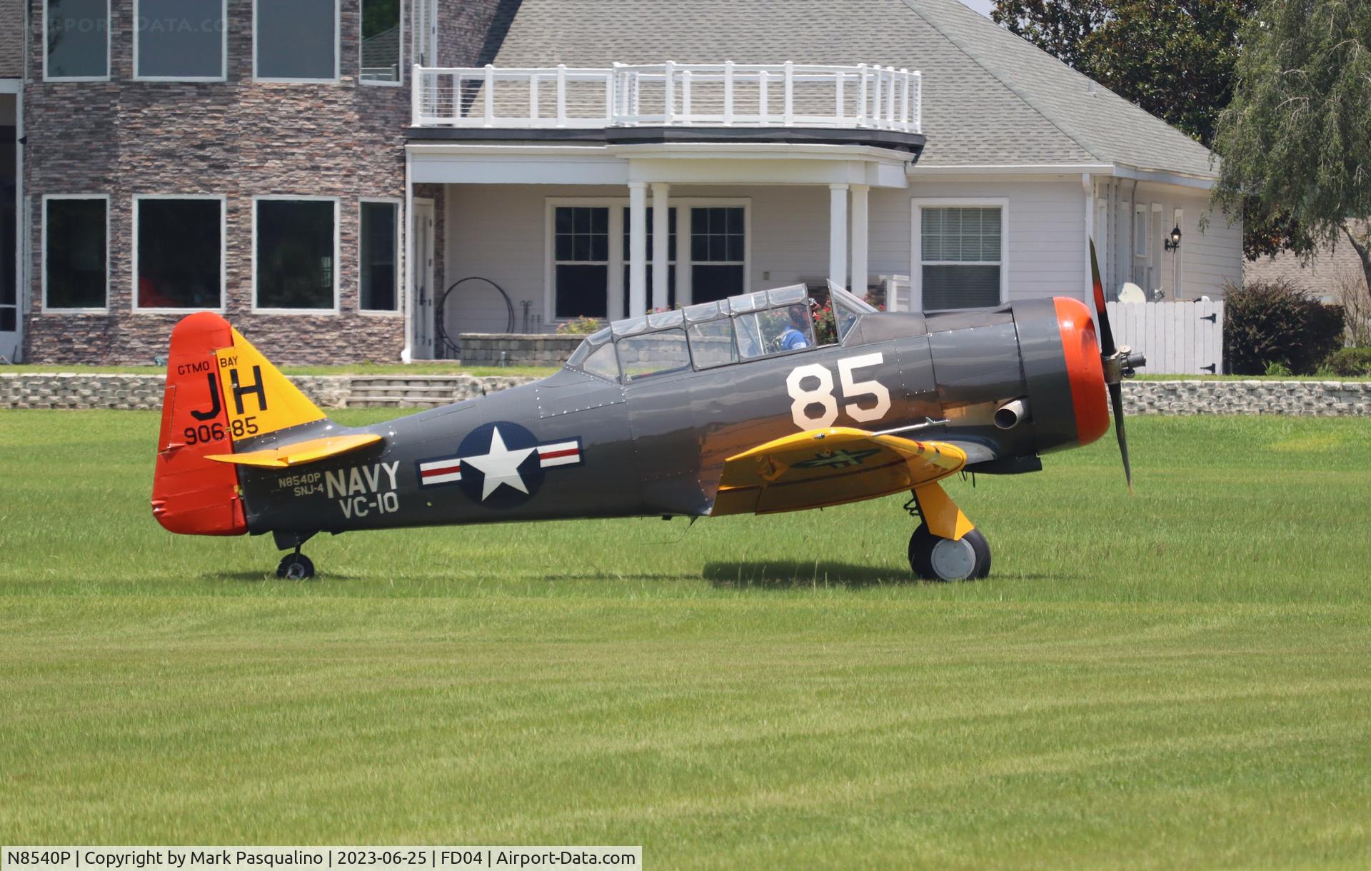 N8540P, 1942 North American AT-6D Texan C/N 42-81646-1, North American AT-6D