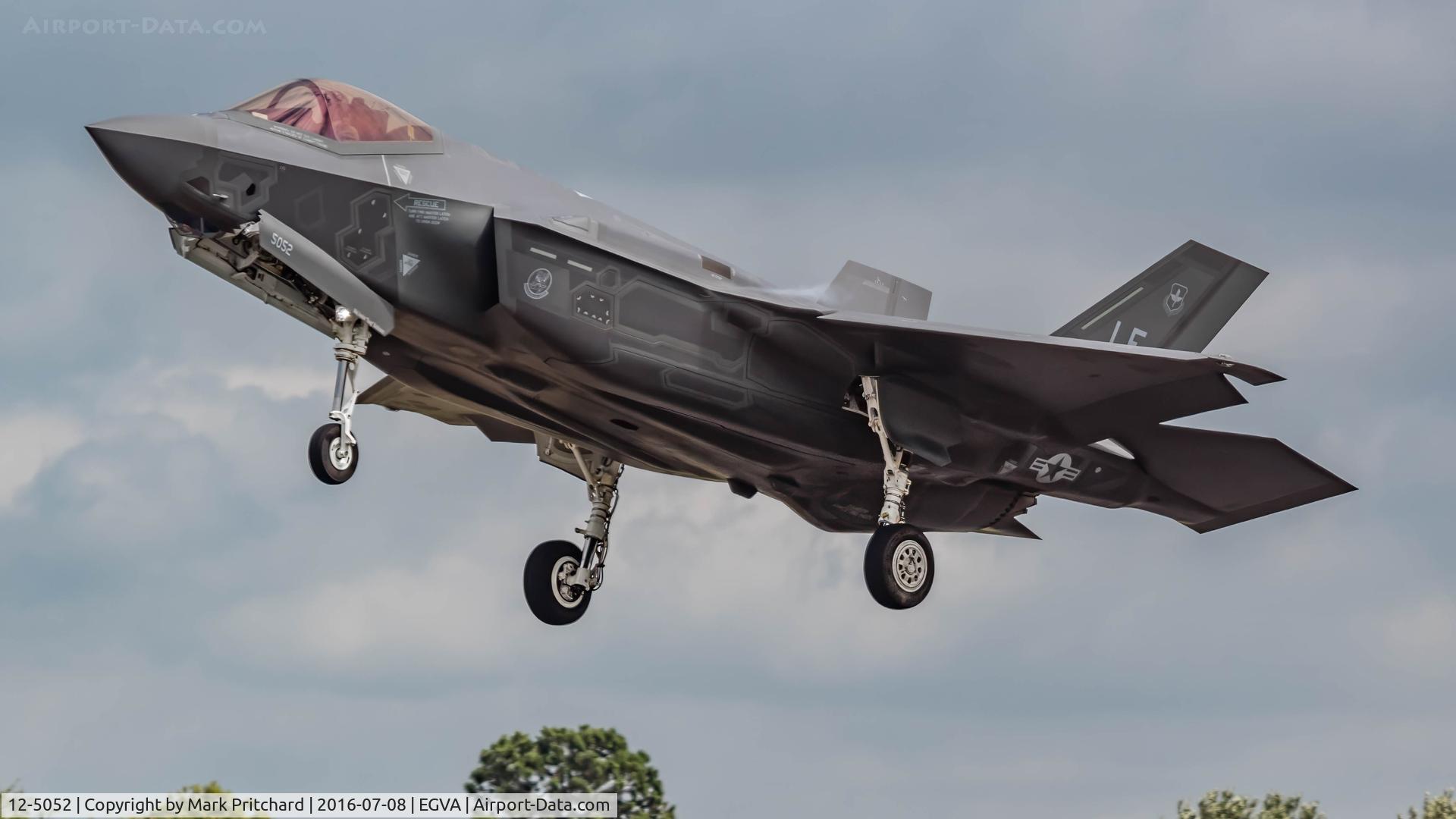 12-5052, Lockheed Martin F-35A Lightning II C/N AF-63, RIAT 2016